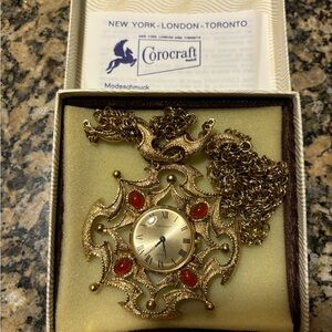 Corocraft Watch Necklace